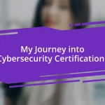 My Journey into Cybersecurity Certifications